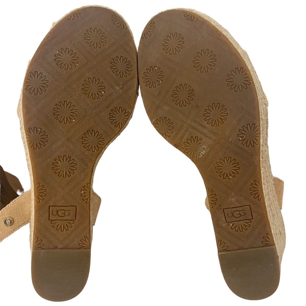 Ugg‎ Wittley Suede Espadrille Wedge Sandal size 10 - Picture 12 of 13